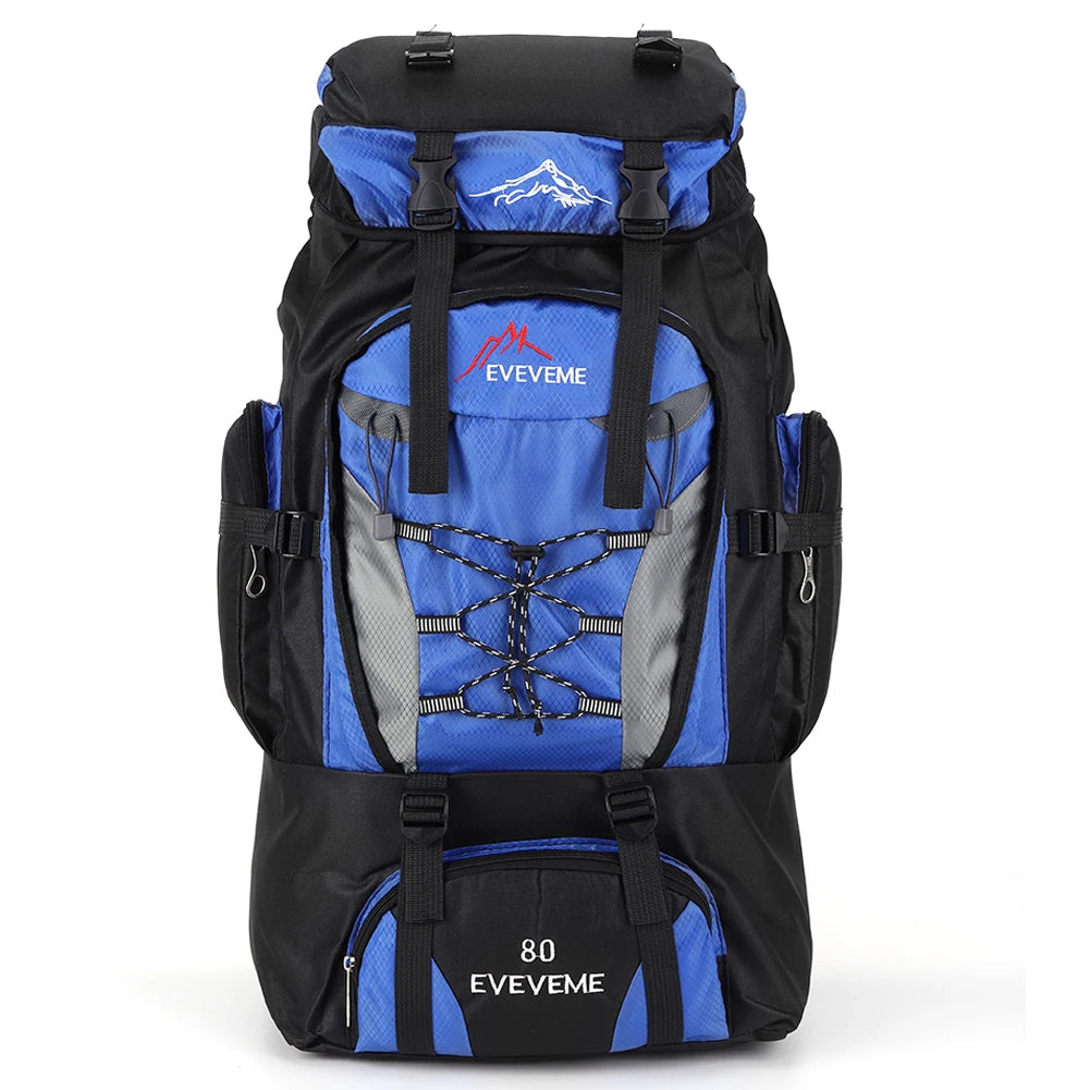 80L Waterproof Travel Backpack For Men